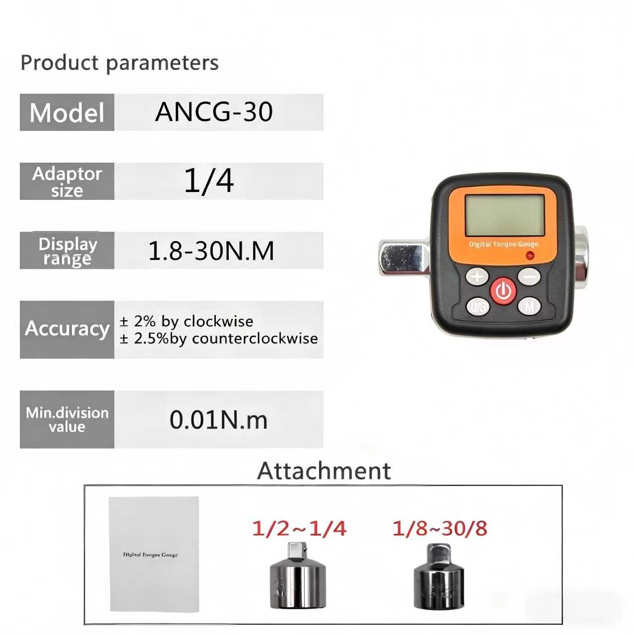 1/4'' 3/8'' 1/2 Company Direct - Torque Wrench Digital 评论和价格