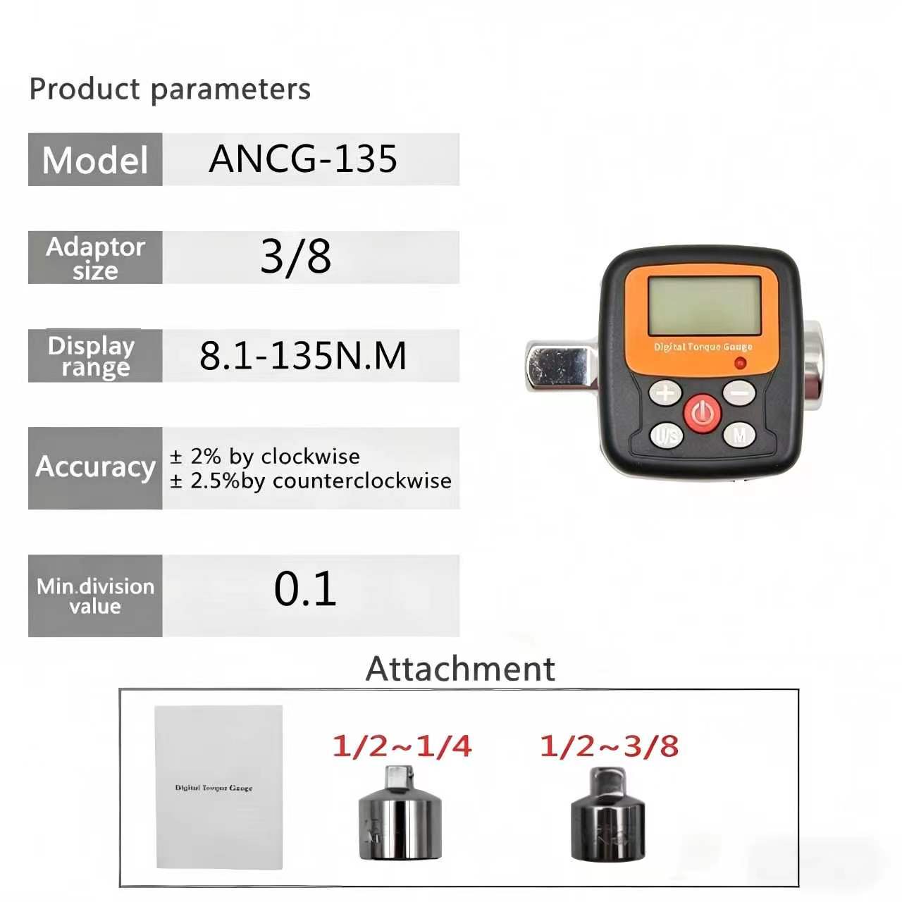 1/4'' 3/8'' 1/2 Company Direct - Torque Wrench Digital 评论和价格