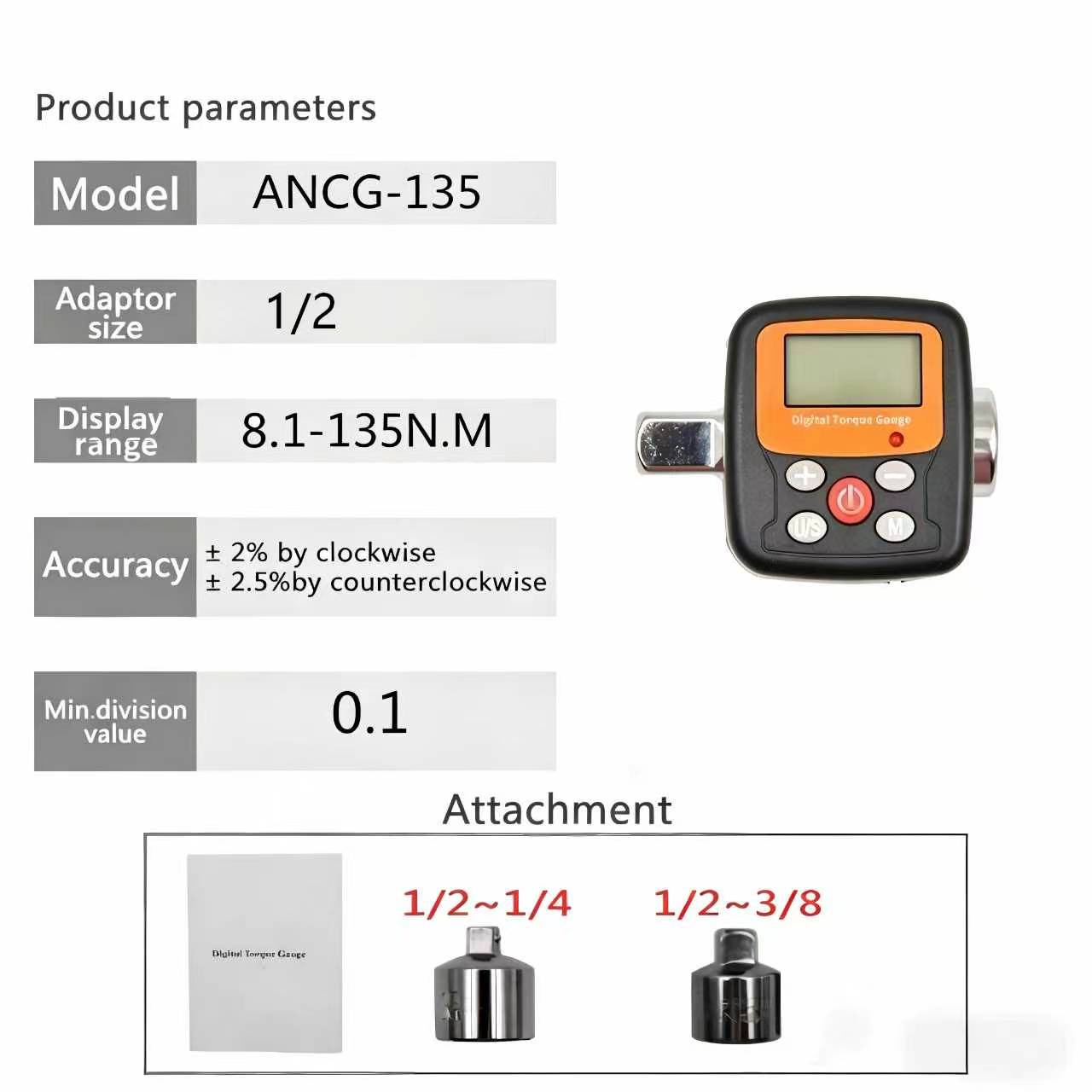 1/4'' 3/8'' 1/2'' Digital Torq - Torque Wrench Digital 评论和价格