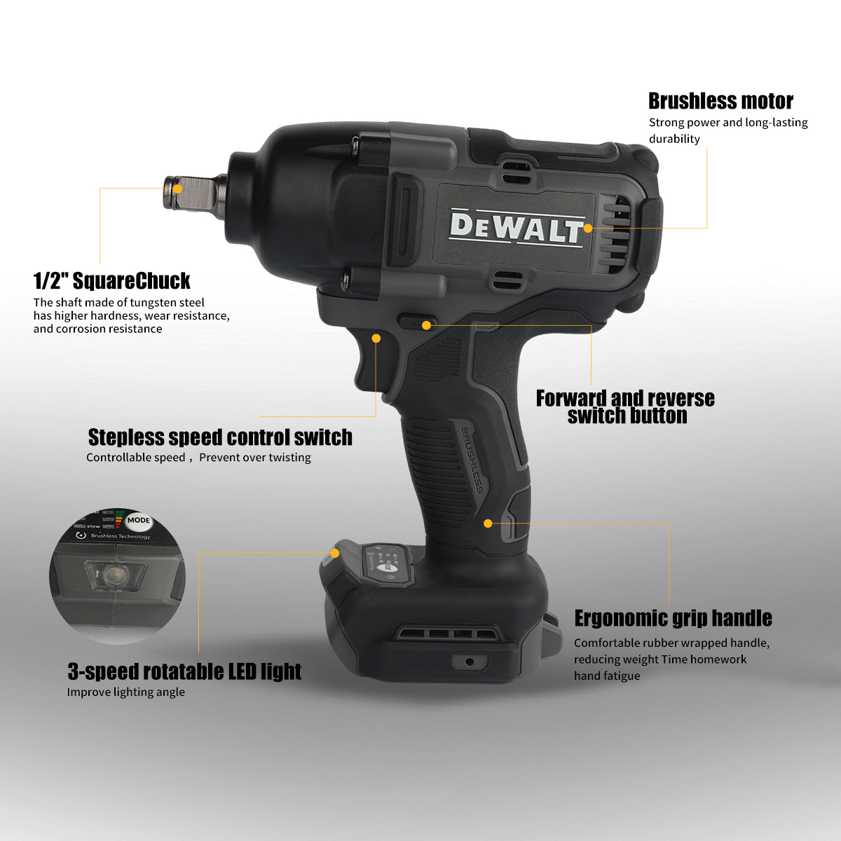 DeWalt DCF99M High Torque Brus - Torque Wrench Digital 评论和价格