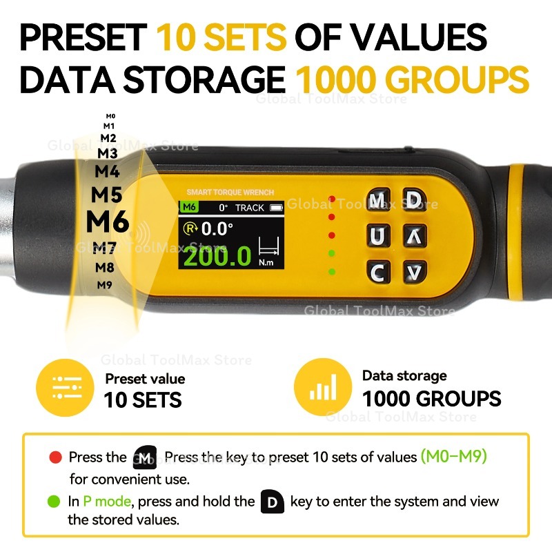 Digital Angle Torque Wrench 6P - Torque Wrench Digital 评论和价格